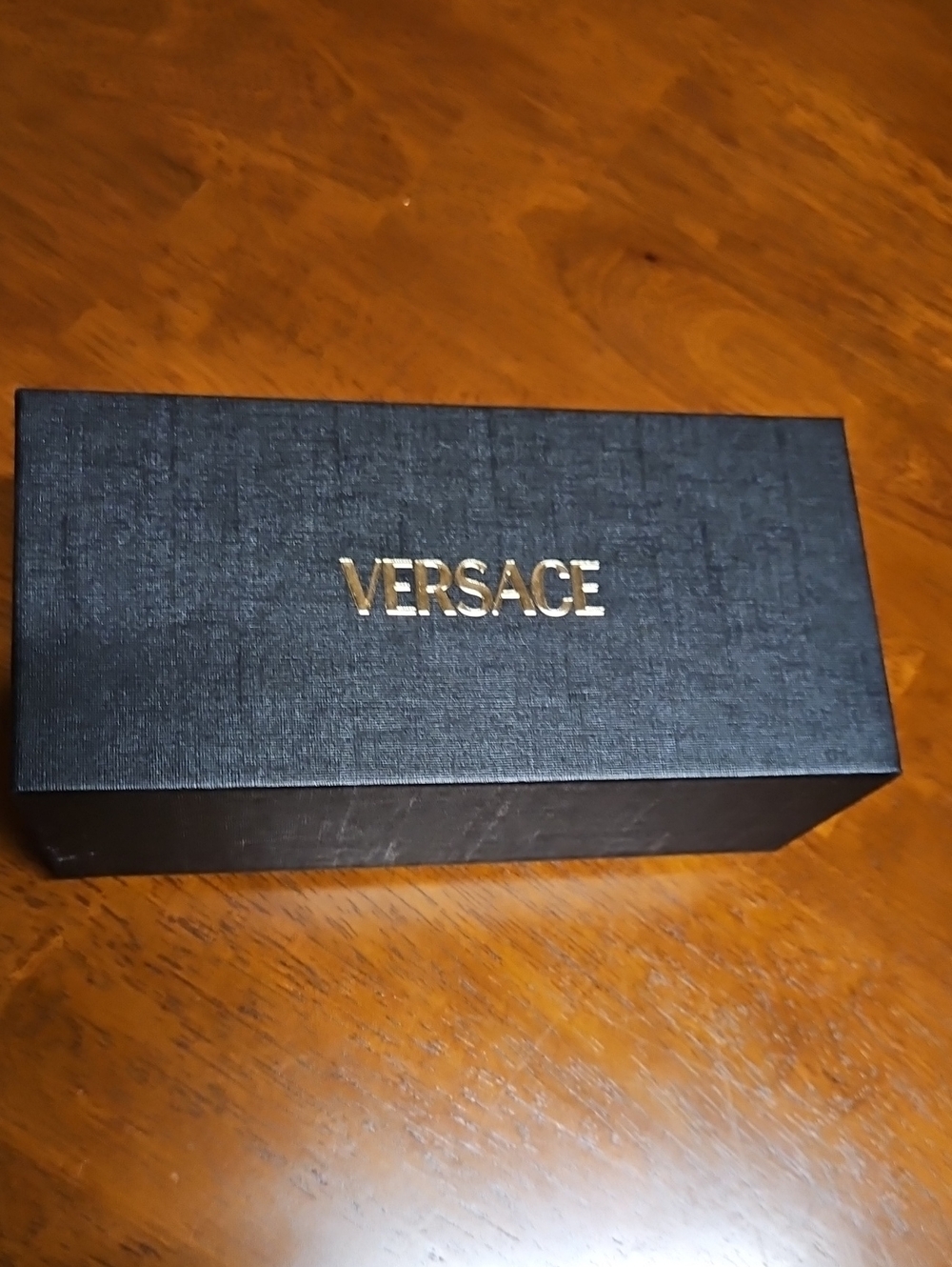Versace Black Box with Gold Logo - Eyewear Case